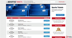 Desktop Screenshot of box-officetickets.com
